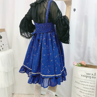 Galaxy Lolita Vintage Collared Dress