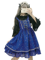 Galaxy Lolita Vintage Collared Dress