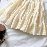 Lolita Elastic High Waist Chiffon Skirt