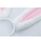 Black Bunny Ears Furry Headband