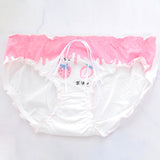 Ruffle With Bow Low Waist Strawberry Panty