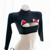 Devil Anime Long Sleeve Bikini