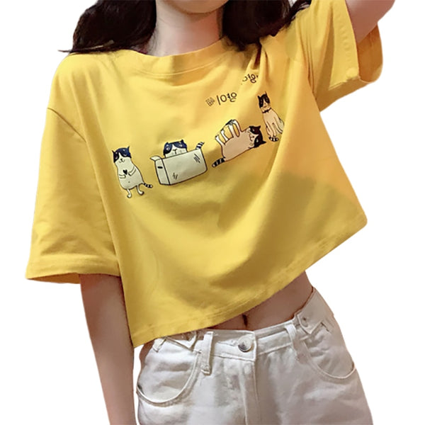 Yellow Graphic T-shirt