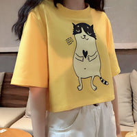 Yellow Graphic T-shirt