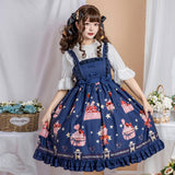 Strawberry Lolita Pink Tutu Lace Dress