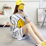 Smiley Emoji Graphic Printed T-shirt