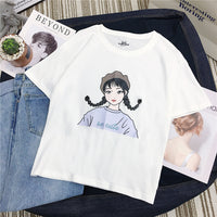 Girl Drawing Short Sleeve T-shirt