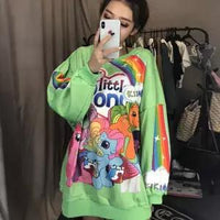 Green Pony Anime Hoodie