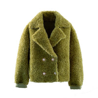 Faux Lamb Fur Jacket