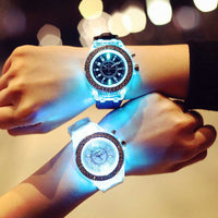 Flash Luminous Jelly Watch