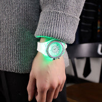 Flash Luminous Jelly Watch