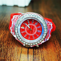 Flash Luminous Jelly Watch