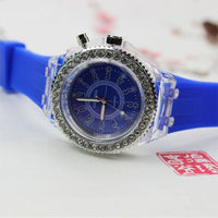 Flash Luminous Jelly Watch