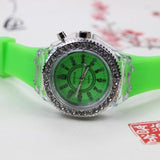 Flash Luminous Jelly Watch