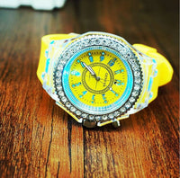 Flash Luminous Jelly Watch