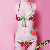 Harajuku Lolita Strawberry Bikini