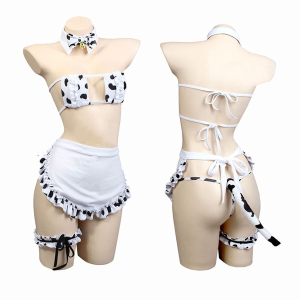 Honey Cow Maid Cosplay Swimwear