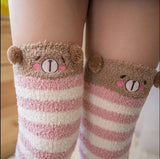 Above-knee Teddybear Stockings