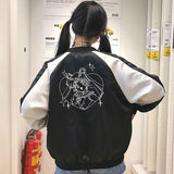 Preppy Sailor Moon Anime Bomber Jacket