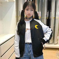 Preppy Sailor Moon Anime Bomber Jacket