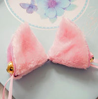 Kitty Cat Ears Furry Hair Clip