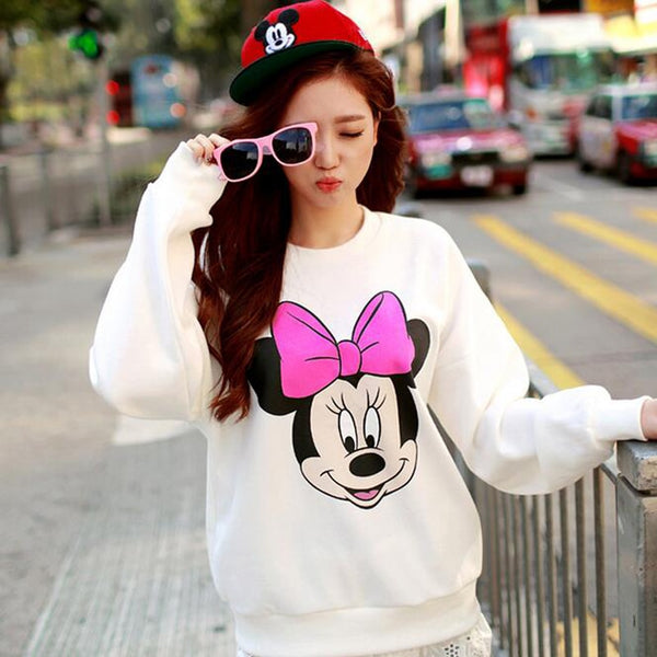 Minnie Graphic Print Sweatshirt