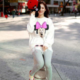 Minnie Graphic Print Sweatshirt