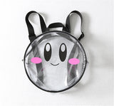 Kirby Super Star Anime Round Transparent Backpack