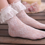 Lolita Lace Embroidery Over The Kneee Stockings