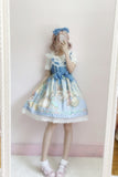 Lolita Vintage Ruffle Suspender Princess Dress