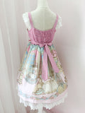 Lolita Vintage Ruffle Suspender Princess Dress