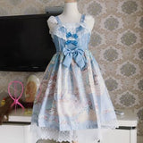 Lolita Vintage Ruffle Suspender Princess Dress