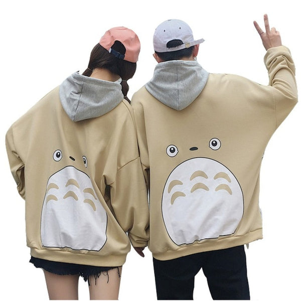 Totoro Printed Anime Hoodie