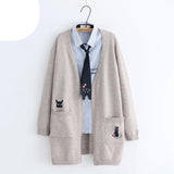 Kitty Cat Knitted Cardigan