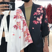 Kpop Vintage Kimono Lace Up Cardigan