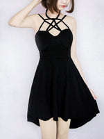 Black Strappy Mini Dress