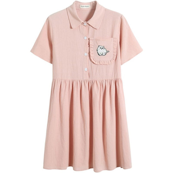 Cat Mori Girl Pleated Dress