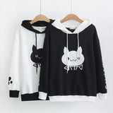 Black Kitty Cat Hoodie