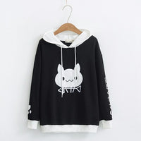 Black Kitty Cat Hoodie