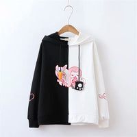 Bunny Ear Pink Anime Hoodie