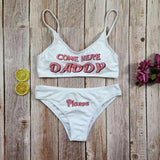 Yes Daddy Print Bikini