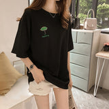 Ulzzang Letter Printed Oversize T-shirt