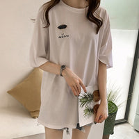 Ulzzang Letter Printed Oversize T-shirt