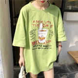 Backless Graphic Printed Long T-shirt