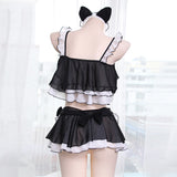 Lace Chiffon Maid Lingerie